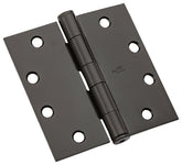 National Hardware DPB179 Series N236-018 Template Hinge, 4-1/2 in H Frame Leaf, 1.3875 in Thick Frame Leaf, Steel, 90 lb